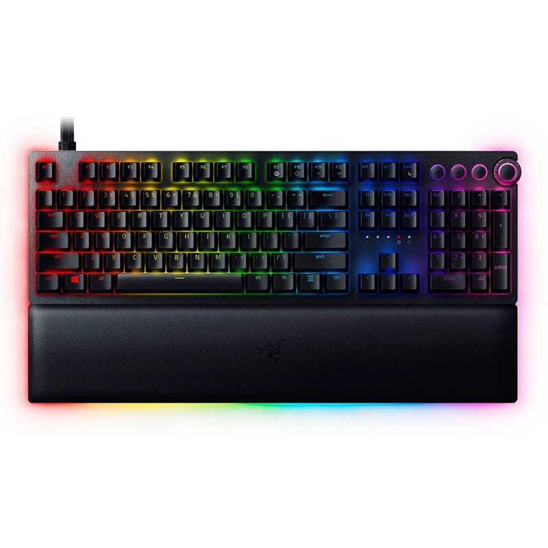 

Razer Huntsman V2 Analog Optical Switches Gaming Keyboard RGB Wired Anti-ghosting Keyboard with Fully Programmable Keys
