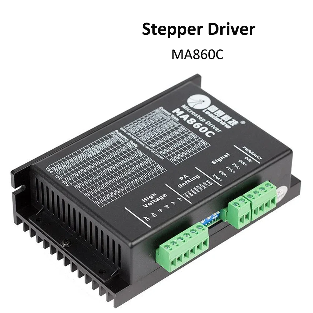 Двухфазный шаговый драйвер Leadshine MA860C 36-80 В переменного тока 1 8-а