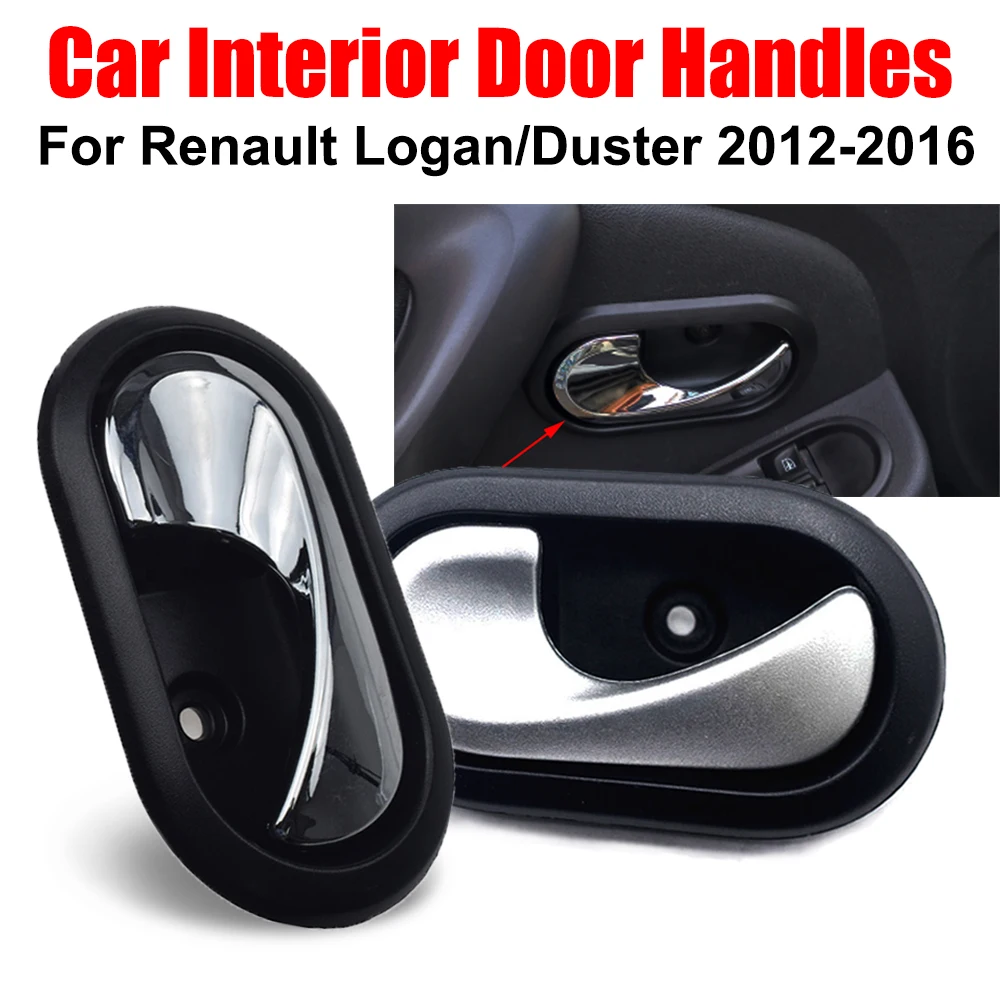 

Car Inside Door Left Or Right Side Door Handles Inner knob 8200733848 8200733847 For Renault Logan/Duster 2012 2013 2014-2016