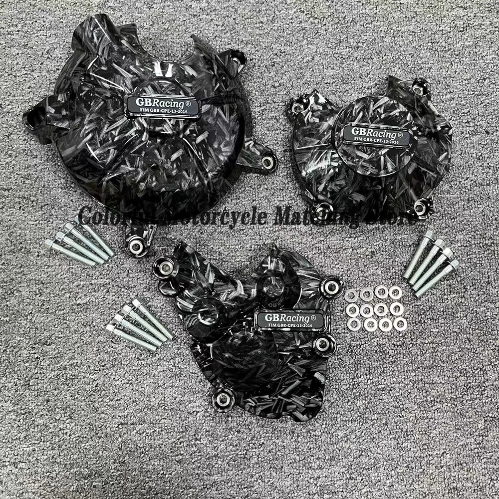 

Motorcycles Engine protective cover for KAWASAKI ZX-6R 636 2007-2023 carbon fiber printing
