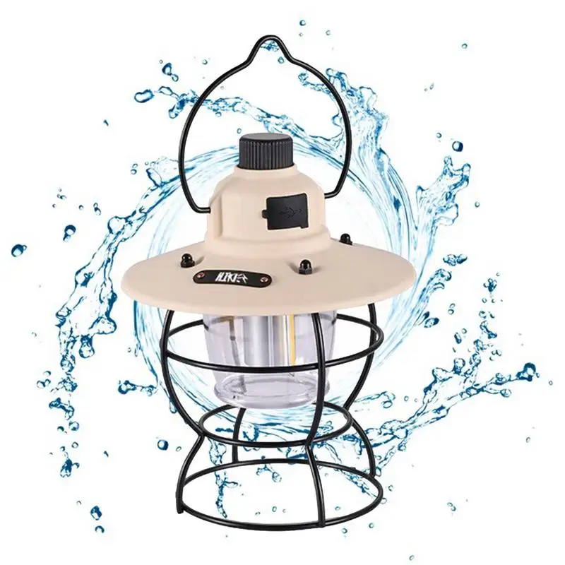 

Camping Lamp LED LanternBattery Powered Lamp Waterproof Tent Light With 3 Light Modes Tent Lights Hiking Backpacking Gear For