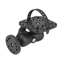 360 degree rotatable ball mount with fish finder and universal mounting plate kayak accessoriesround base