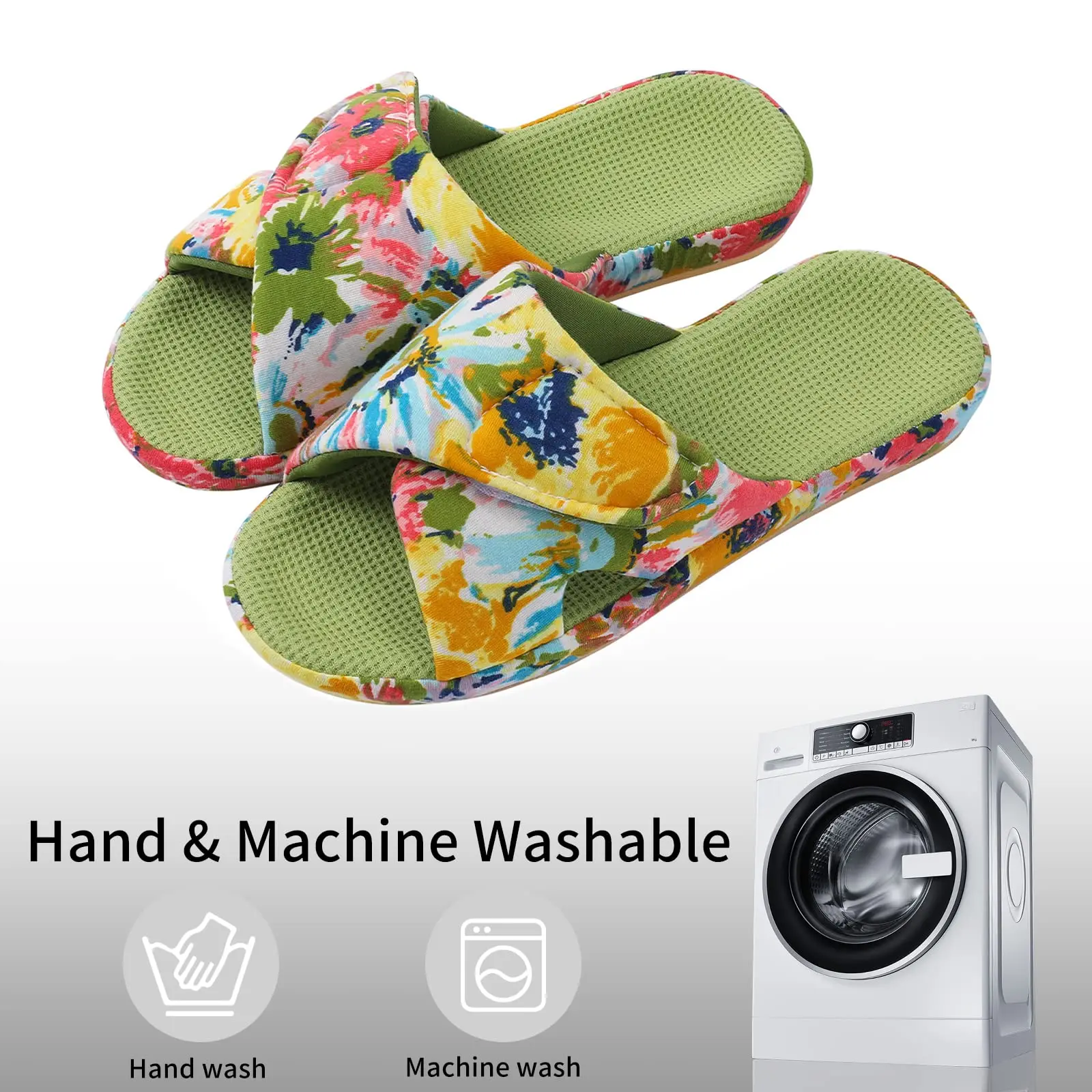 Женские сандалии Litfun с открытым носком дышащие мягкая подошва вафельные