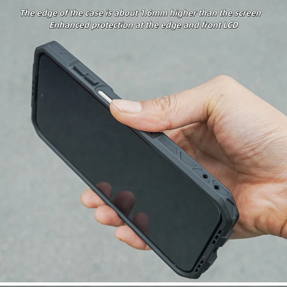 Фото Противоударный защитный чехол FATBEAR Military Grade для HUAWEI Mate 70 Air Magnetic version Fundas №5