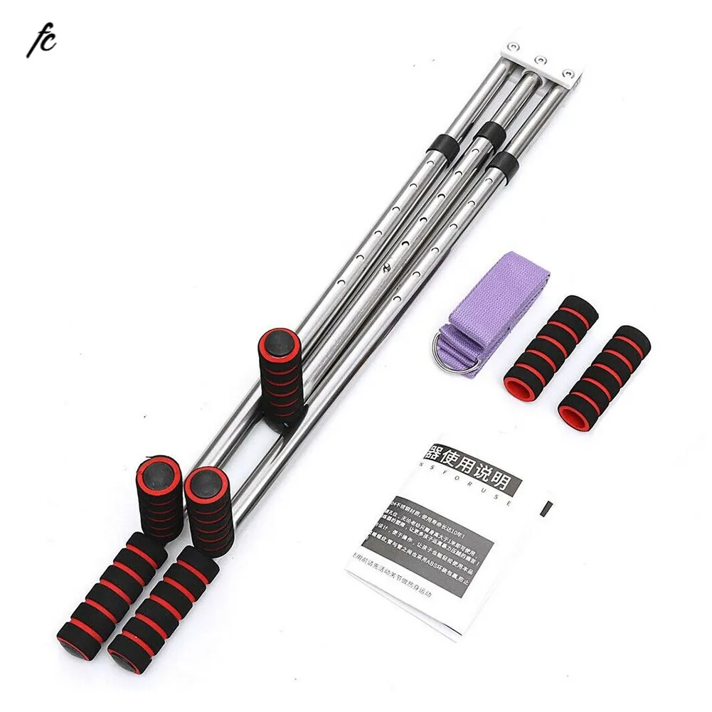 

Растягиватель для ног, устройство для удлинения ног, 3 бар, для занятий йогой, тренировок, Выдвижной Однолинейный тренажер для лошадей, инстр...