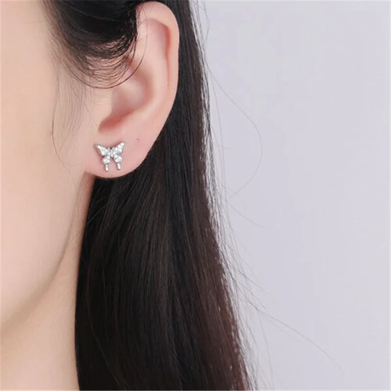 

Butterfly Stud Earrings Girls Jewellery Stud Earrings Fashion New Gift Womens