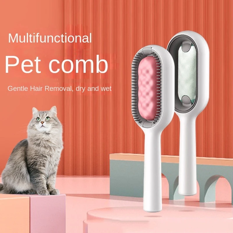 

Pet Grooming Brush Cat and Dog General Comb To Remove Floating Hair Sticky Hair Disposable Wipes Pet Cleaning Supplies
