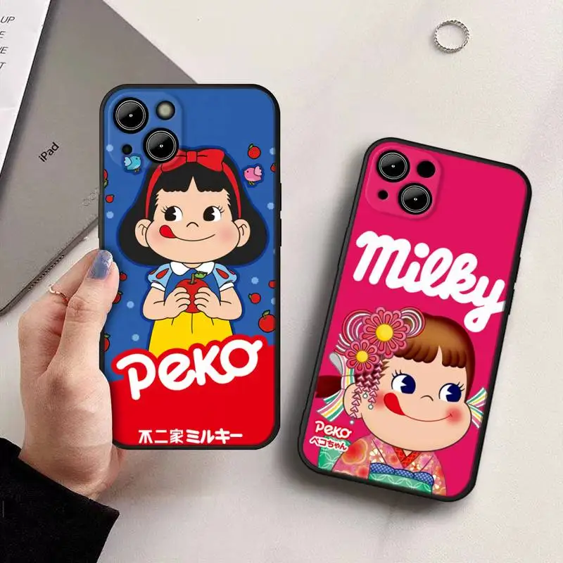 

Fujiya Milky Peko Phone Case For iphone 13 Promax 11 12 13 Pro Max mini X XR XS MAX 7 8 plus 6s plus 6 6s 2020 se phone case