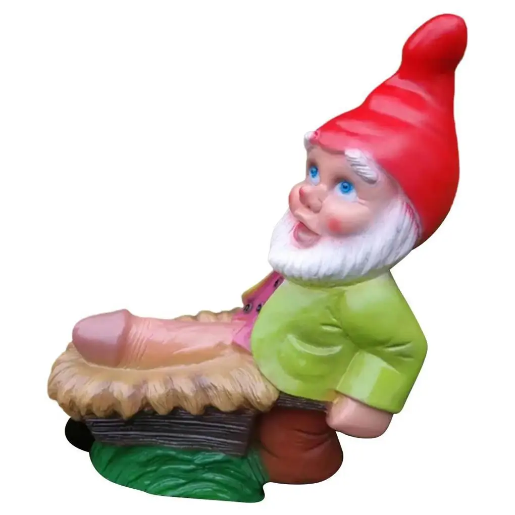 

Funny Garden Statue Goblin Sculpture Resin Craft for Garden Lawn Yard Decor
