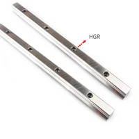 2pc hgr15 hgr20 hgr25 length 200 1600mm square linear guide rail for slide block carriages hgh20ca hgw20cc cnc router engraving
