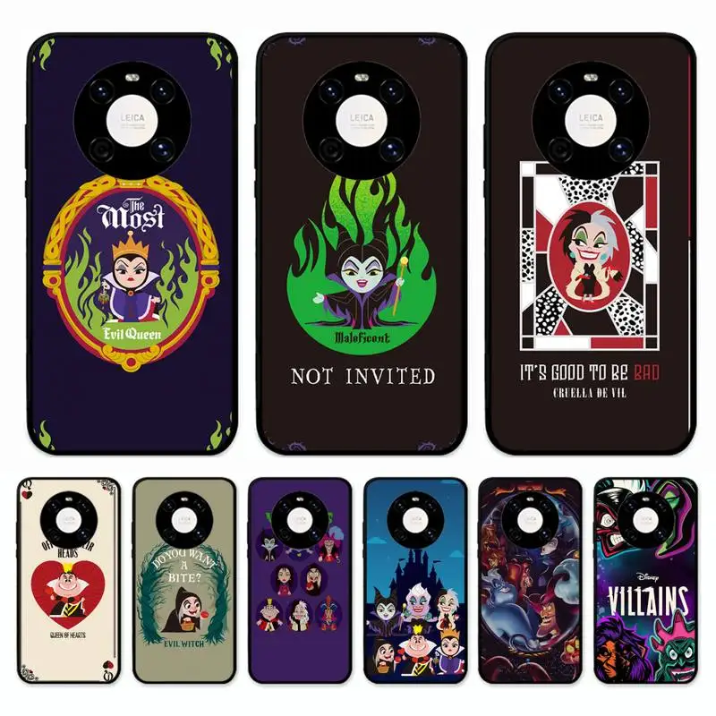

Disney Villains Phone Case for Huawei Mate 20 10 9 40 30 lite pro X Nova 2 3i 7se