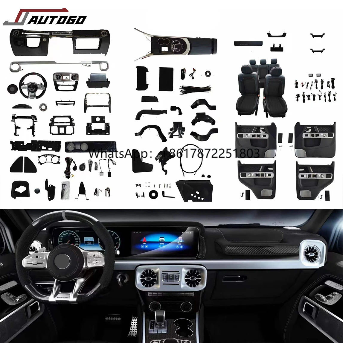 Комплекты обновления салона автомобиля для сборки G-Class G Wagon W463 00-18 G350 G500 G63