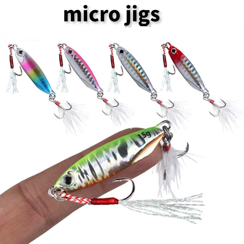 

Новые приманки для морской рыбалки с объемными глазами, металлические приманки для джиггинга, искусственная приманка 10 г 1, 20 г для заброса о...