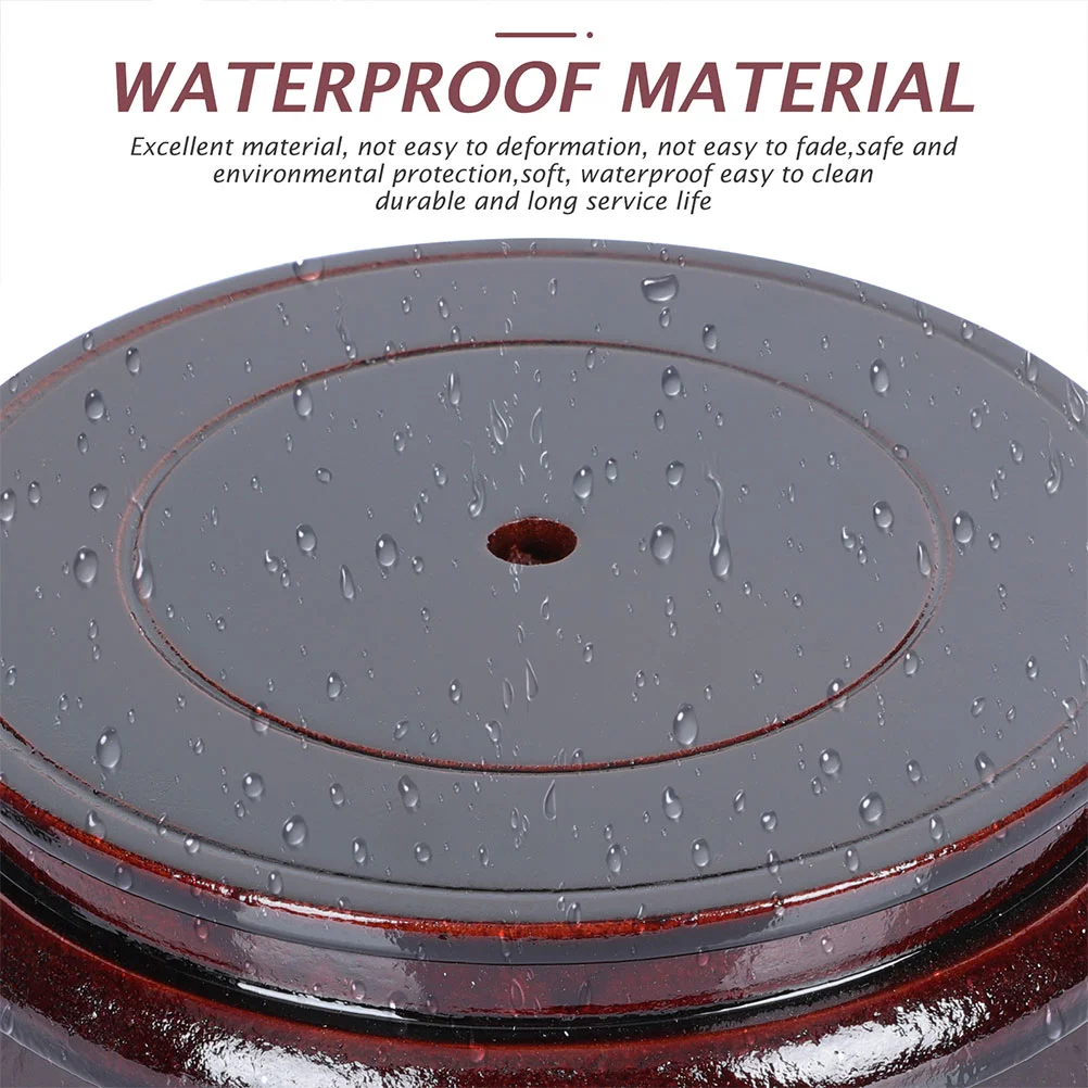 

Small Floor Display Holder Jar Wooden Rack Platform Base Flowerpot Round Teapot Handicraft Vases