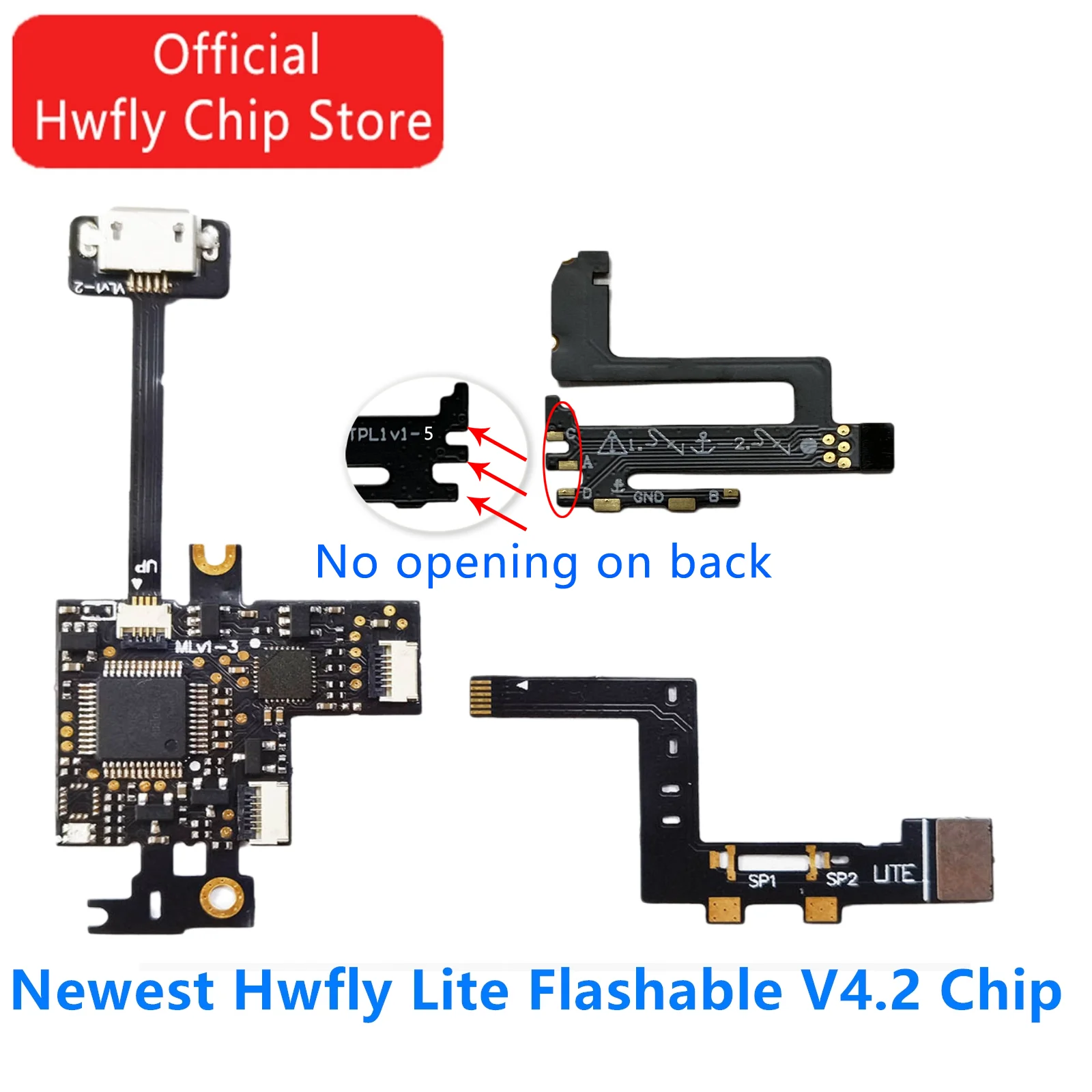 Чип Hwfly Lite 4-го поколения V4.2, с поддержкой Lite, с возможностью обновления и вспышки, оригинальный полный комплект с официальной консолью
