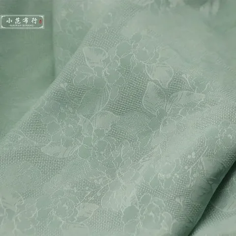 Ткань шириной 50 см x 150 см, искусственный шелк, цветок, жаккардовая пряжа, крашеный принт, крашеный эффект, «сделай сам», летнее платье-рубашка Чонсам ханьфу