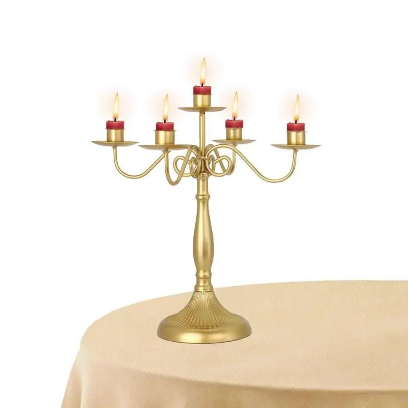 

Christmas Candlestick Holder Reusable Decorations For Christmas Tables Weddings Parties Festival Party Supplies Candlestick