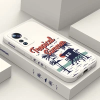 summer beach phone case for xiaomi mi 12 11 ultra lite 10 10s 9 11t 10t 9t pro lite poco m4 x4 f3 x3 m3 5g pro cover