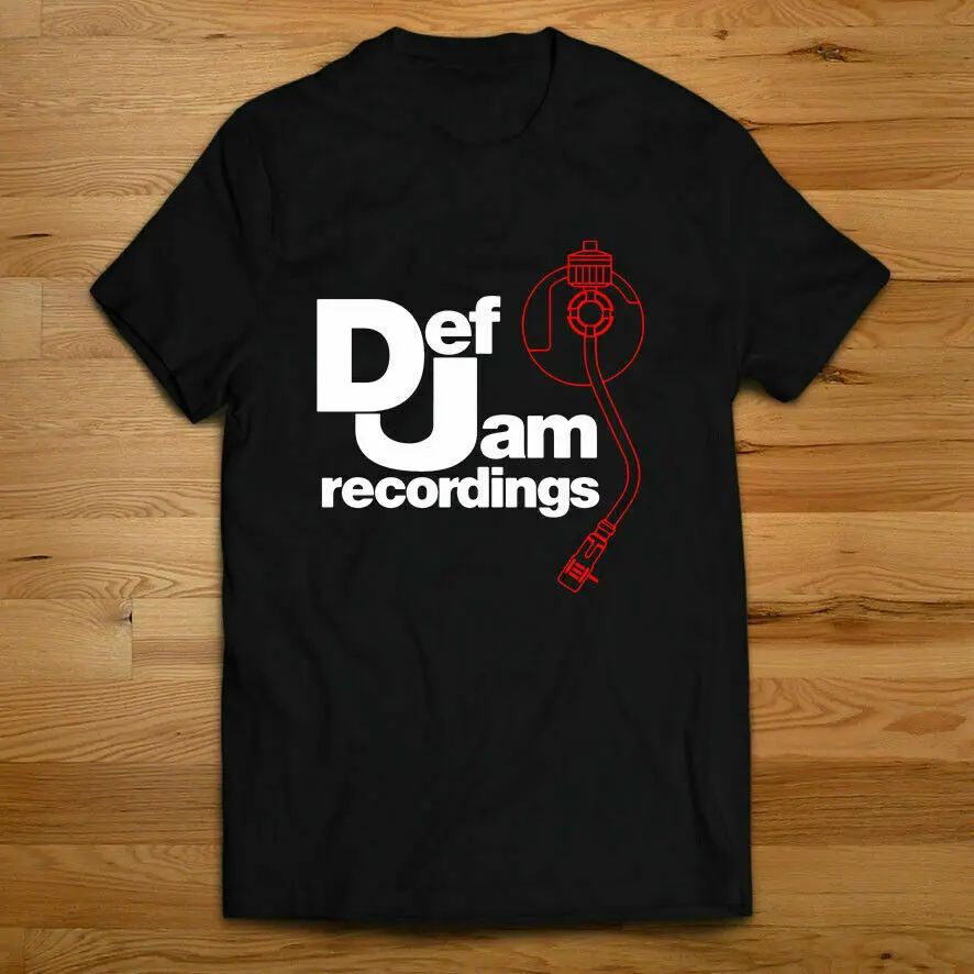 

DEF JAM RECORDINGS Logo Classic Rap Hip Hop Men's T-shirt Tee Size S-3XL