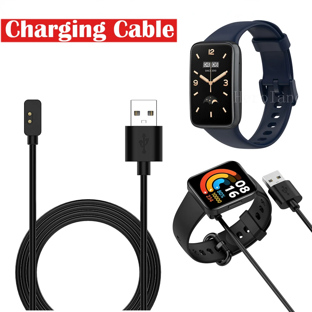 

1M USB Charging Cable For Xiaomi Mi Band 7 Pro Redmi Watch 3 2 lite poco Horloge 2 Smart Watch Dock Charger Adapter Dock