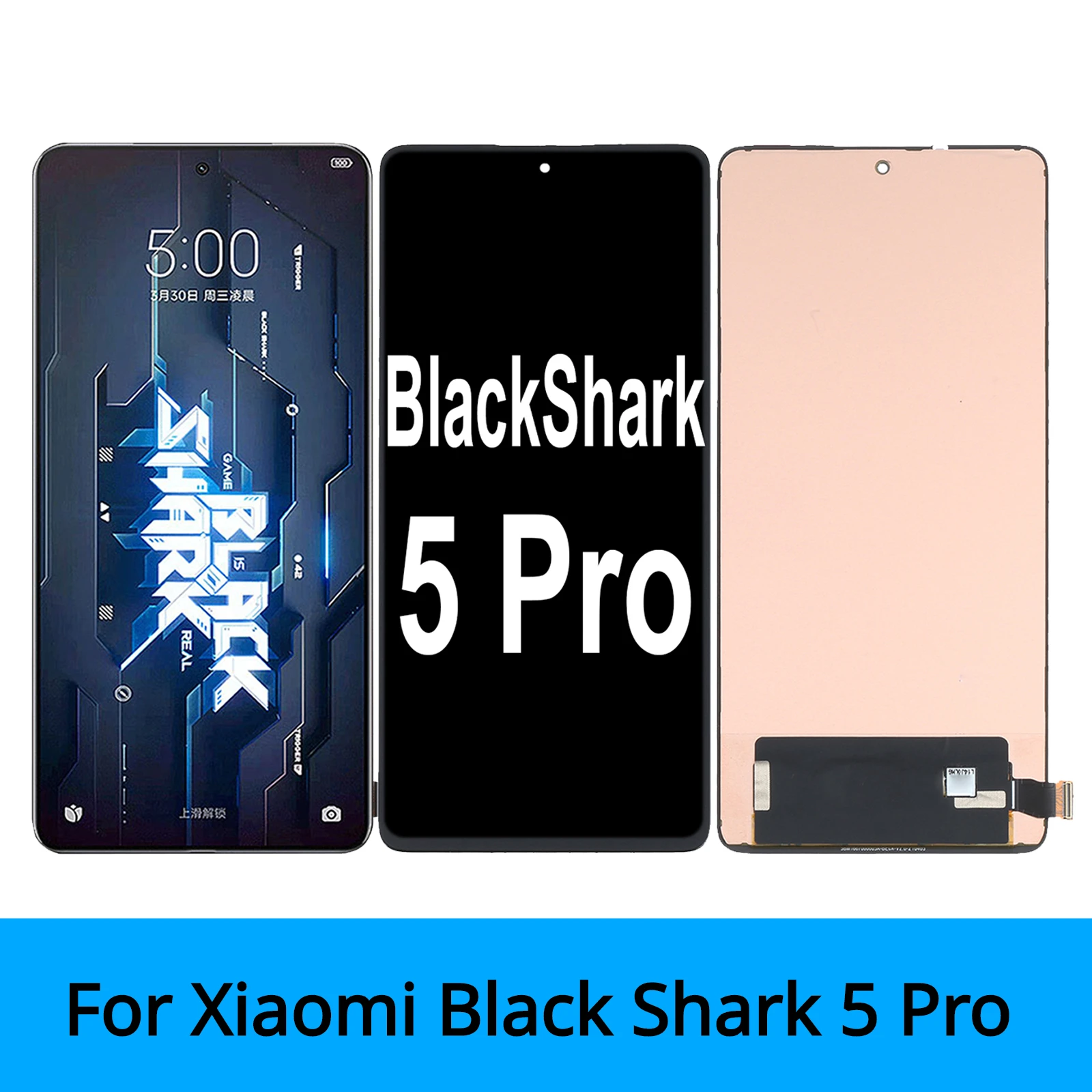 

ЖК-дисплей 6,67 дюйма AMOLED/TFT для Xiaomi Black Shark 5 Pro, сенсорный экран с дигитайзером для BlackShark 5 Pro