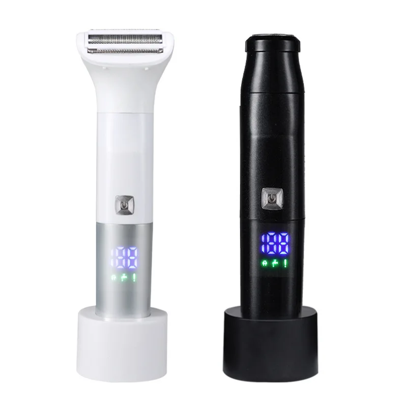 

6 in1 Electric Body Hair Trimmer for Women Painless Facial Hair Removal Shaver Razor Intimate Areas Epilator Bikini Eyebrow Trim