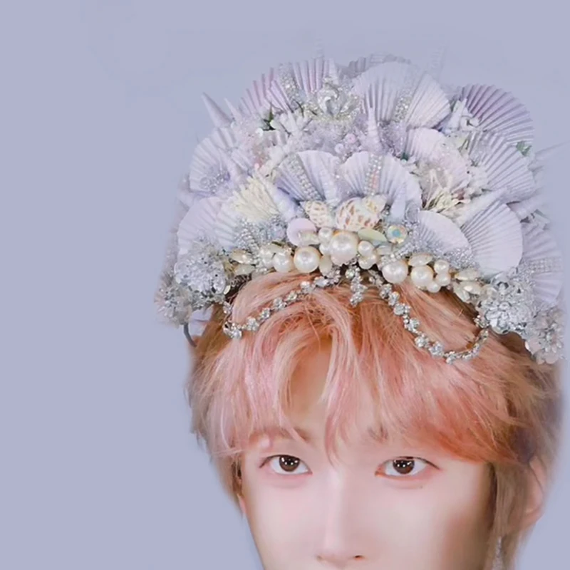 Резиновый ободок для волос в виде русалки