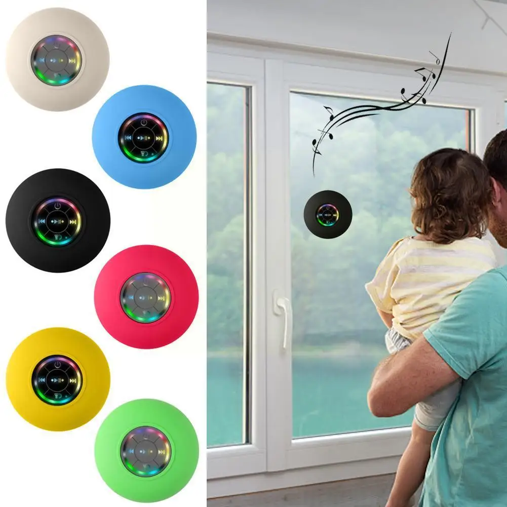 

1pcs 6colors Waterproof Bluetooth Speaker Wireless Waterproof Shower Bathroom For Phone Soundbar Hand Free Car Loudspeaker C0M2