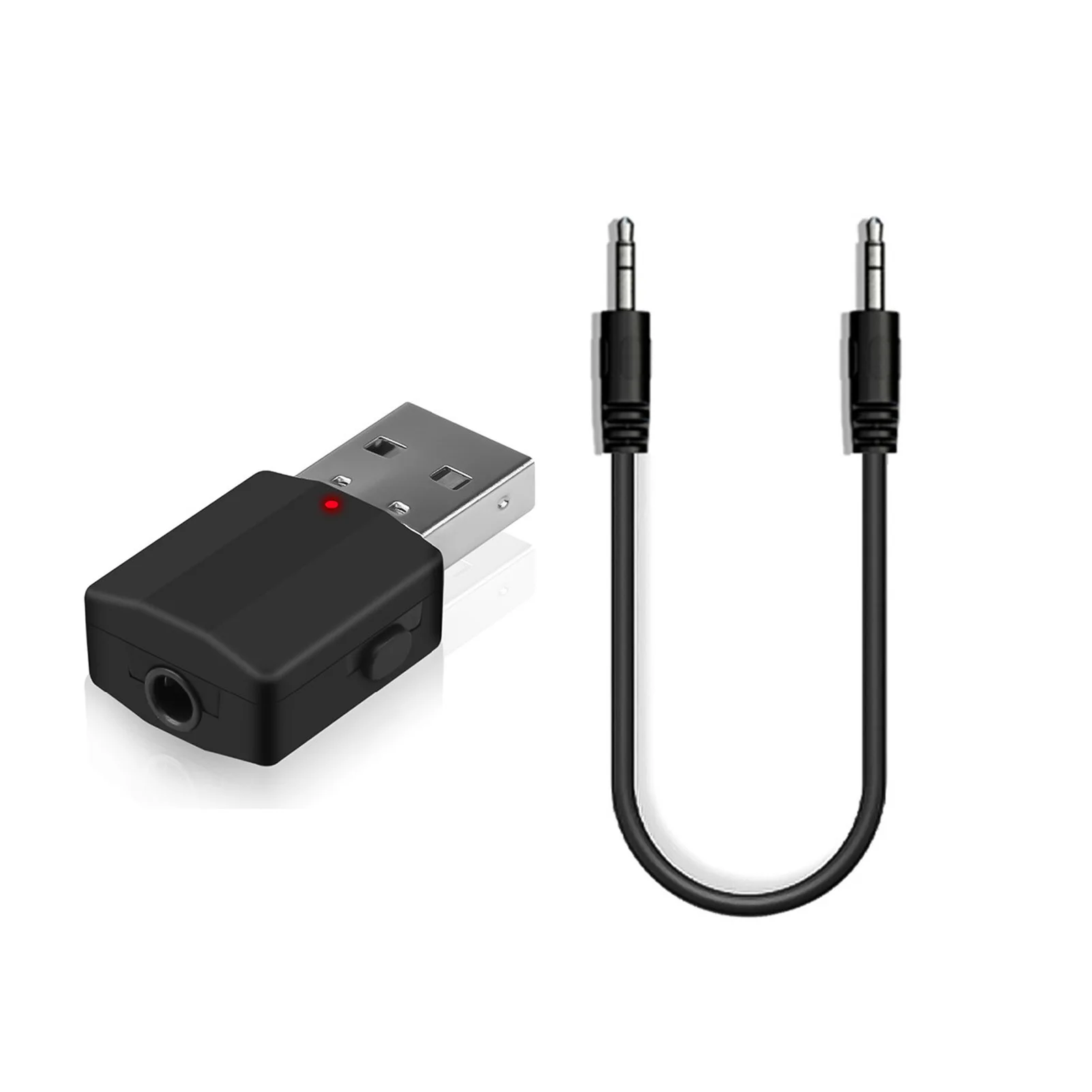 

2 In 1 Blue tooth 5.0 Receiver wireless USB Adapter 3.5mm Audio Receiver/Transmitter For TV PC Car AUX Speaker Plug And Play