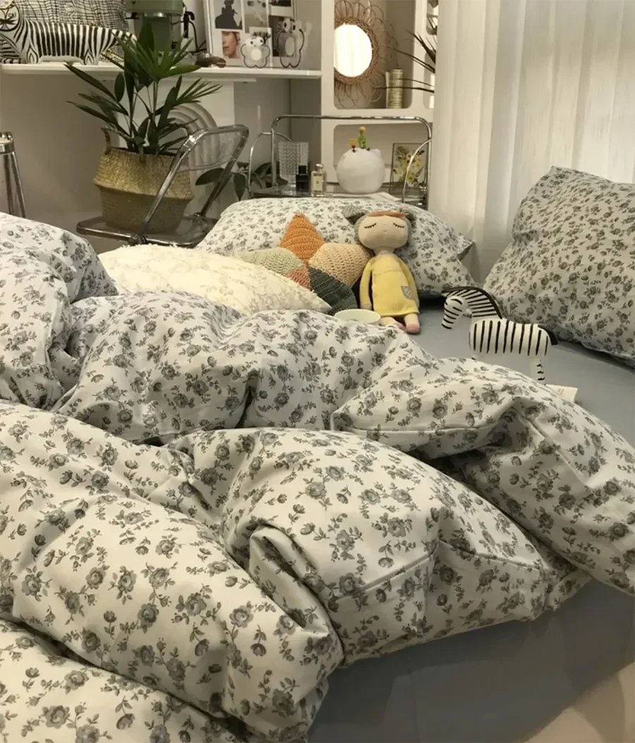 Постельный комплект в европейском и американском деревенском стиле одинарный