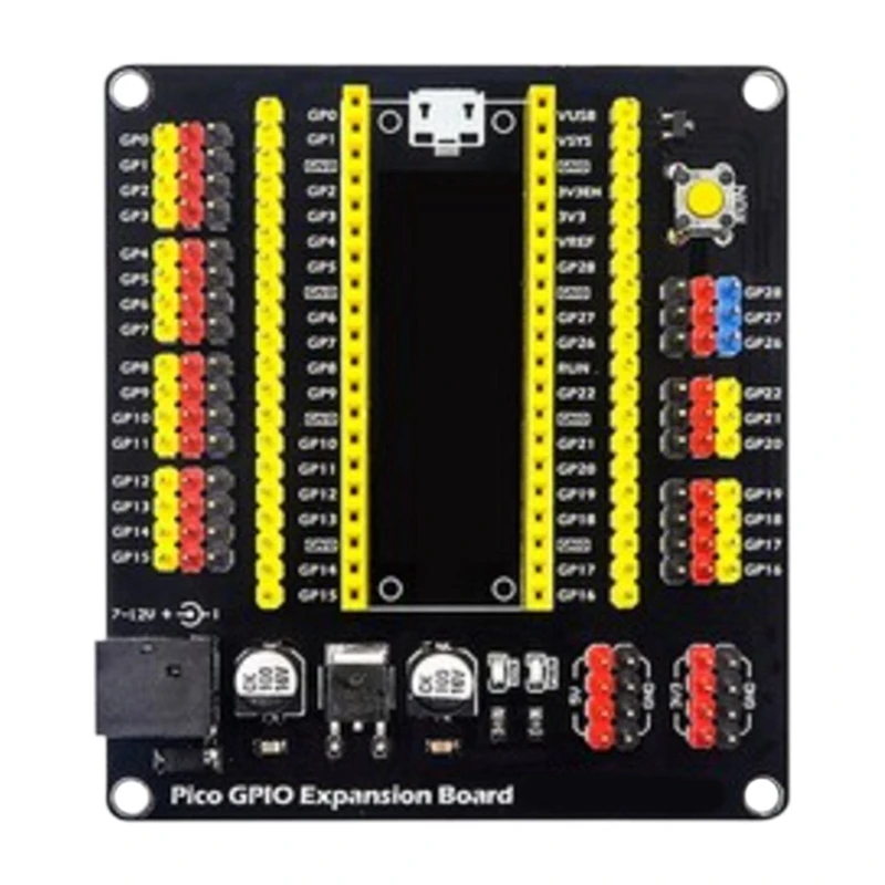 

Распродажа! Расширитель датчиков Raspberry Pi Pico GPIO, плата расширения для самостоятельной сборки, модули датчиков не требуют припоя для Raspberry Pi Pico