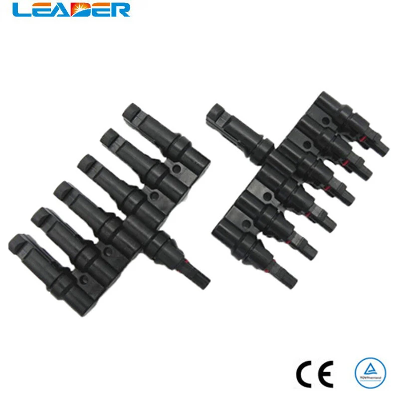 

Wholesale 500Pairs IP67 Waterproof 6 To 1 T Branch Solar Connector Cable Adapters Male Female for Solar Panels and PV Systems