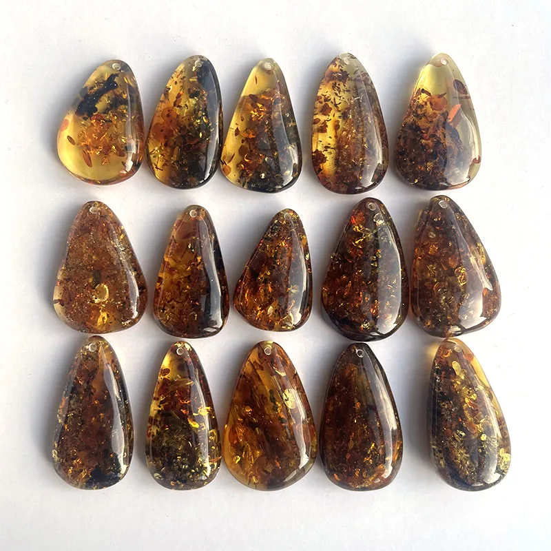 100% натуральный цветочный янтарный кулон настоящее уникальное ожерелье Chian