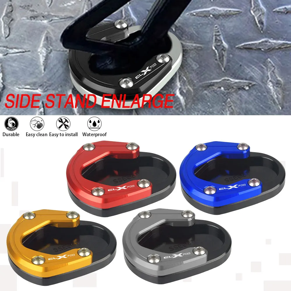 

Motorcycle Side Stand Enlarger Plate 2021-2023 Kickstand Enlarge Extension For CFMOTO CLX700 CLX 700 CL-X700 ADV 700 CL-X Sport