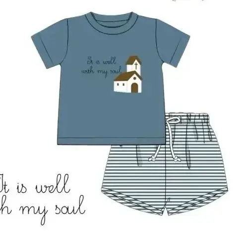 Новый Пасхальный бутик Детский комплект кружевное платье с длинным рукавом и