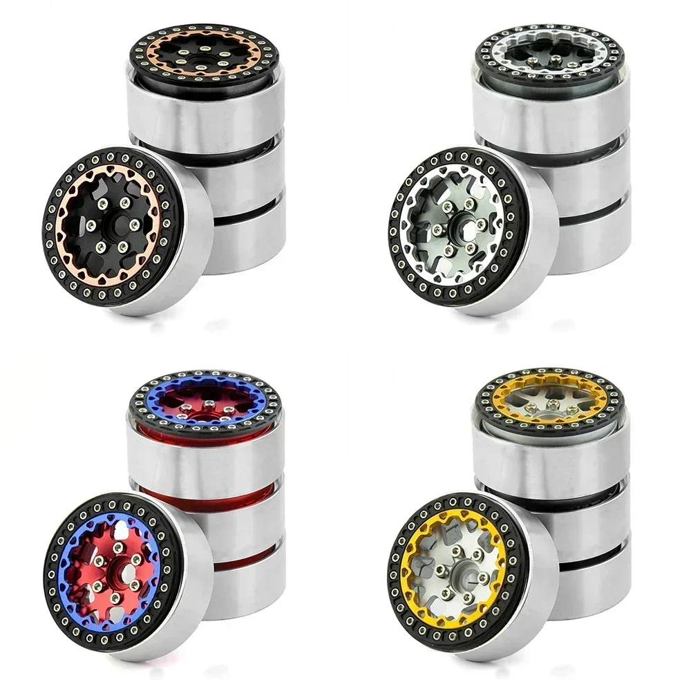 1/10 RC Гусеничный автомобиль Запасная часть 1 9-дюймовый металлический обод ступицы