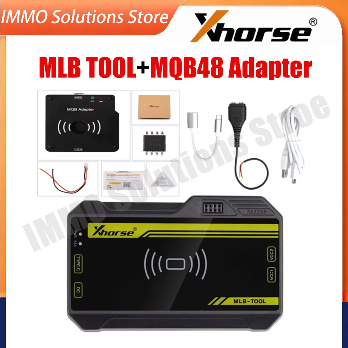 Фото Программатор ключей Xhorse MLB Tool XDMLB0 для VW и Audi MQB, совместим с адаптерами XDMQBAGL MQB48 и адаптером XDMLBPGL. №1