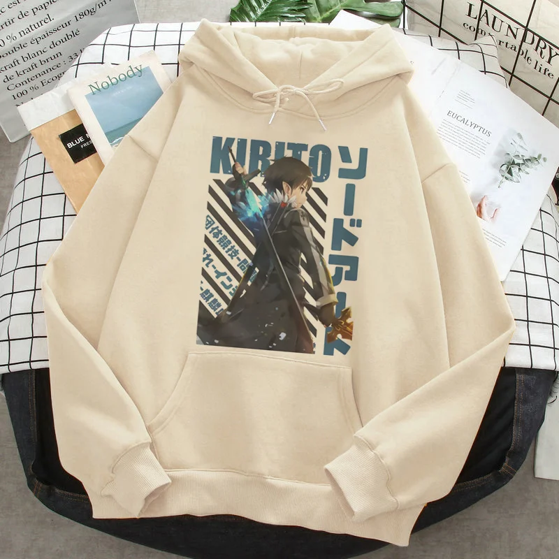 

sword art online hoodies men Korea manga male clothing printed