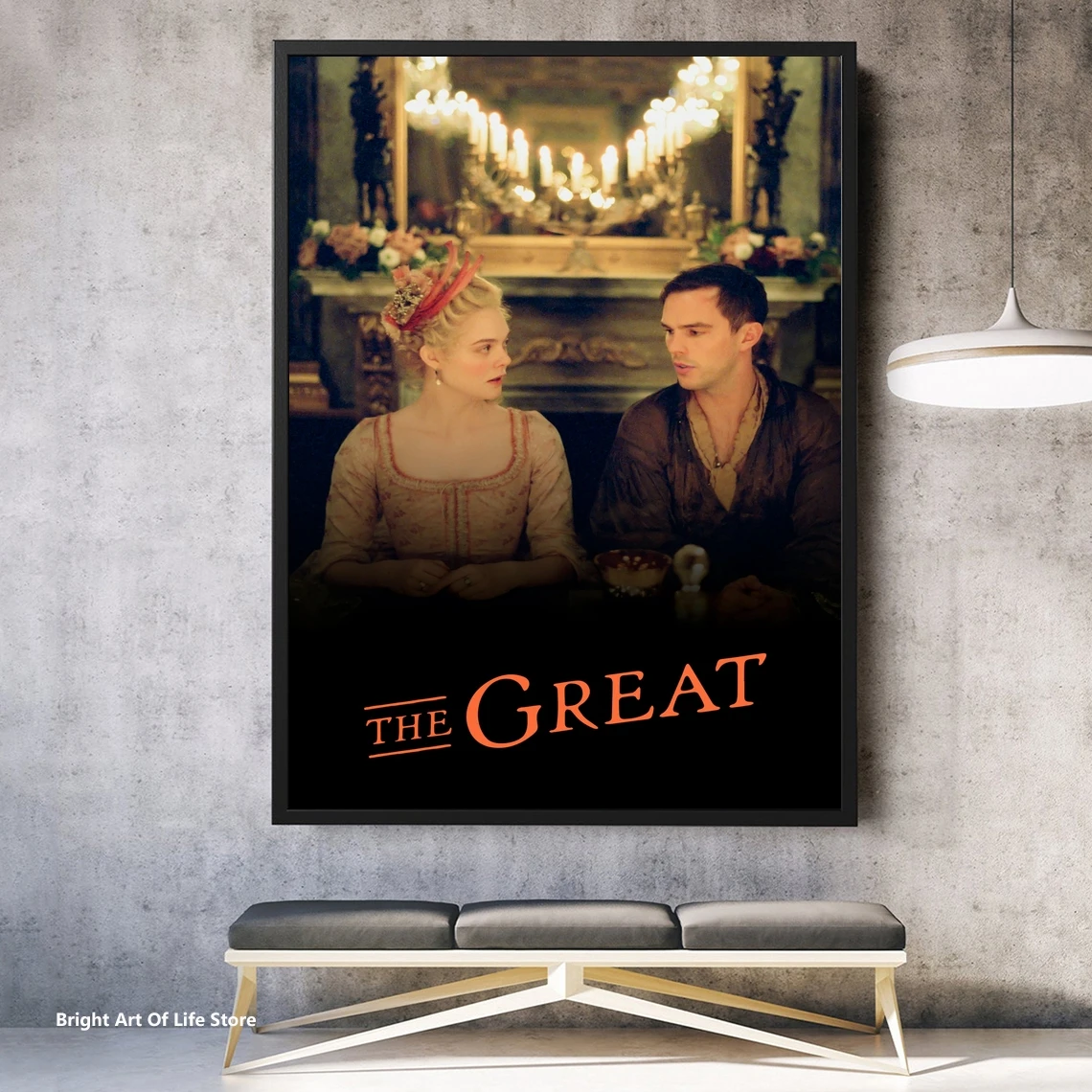 Постер из сериала Великая телесерия плакат на холсте со звездами и актёрами