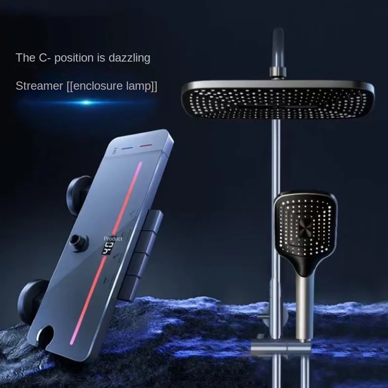 Душевая насадка из меди для ванной комнаты с постоянной температурой