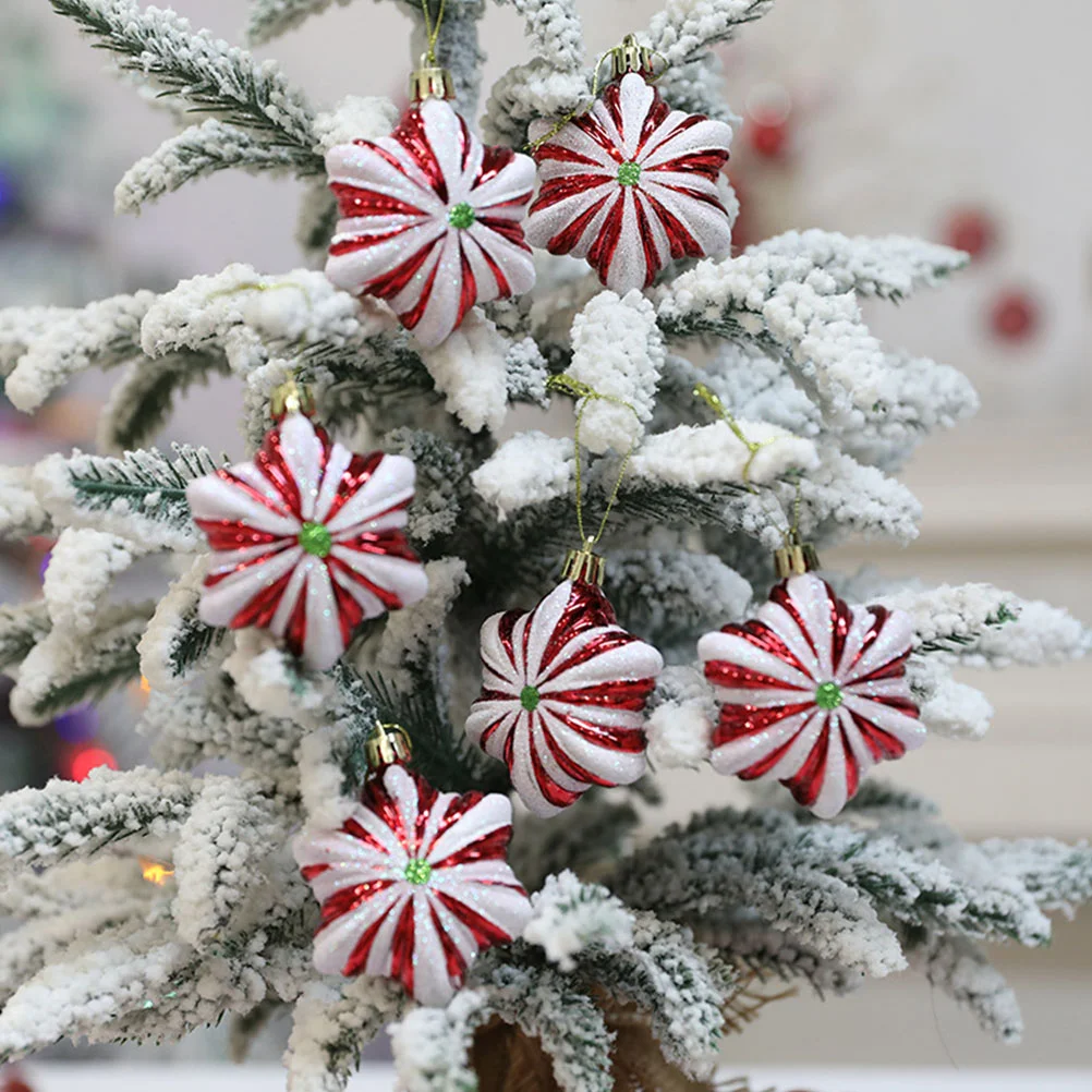 

6pcs Xmas Tree Hanging Ornaments Christmas Hanging Balls Christmas Tree Decorations