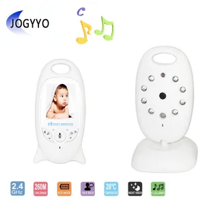 VB601 Wireless Video Baby Monitor Night Vision Motion Detection Small Camera Two-way Intercom LED Temperature Monitoring