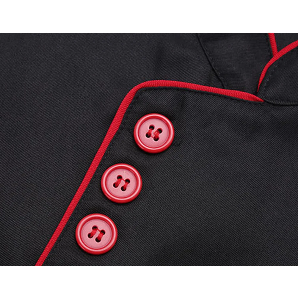 Куртка шеф-повара повседневная свободная одежда черные куртки для кейтеринга с