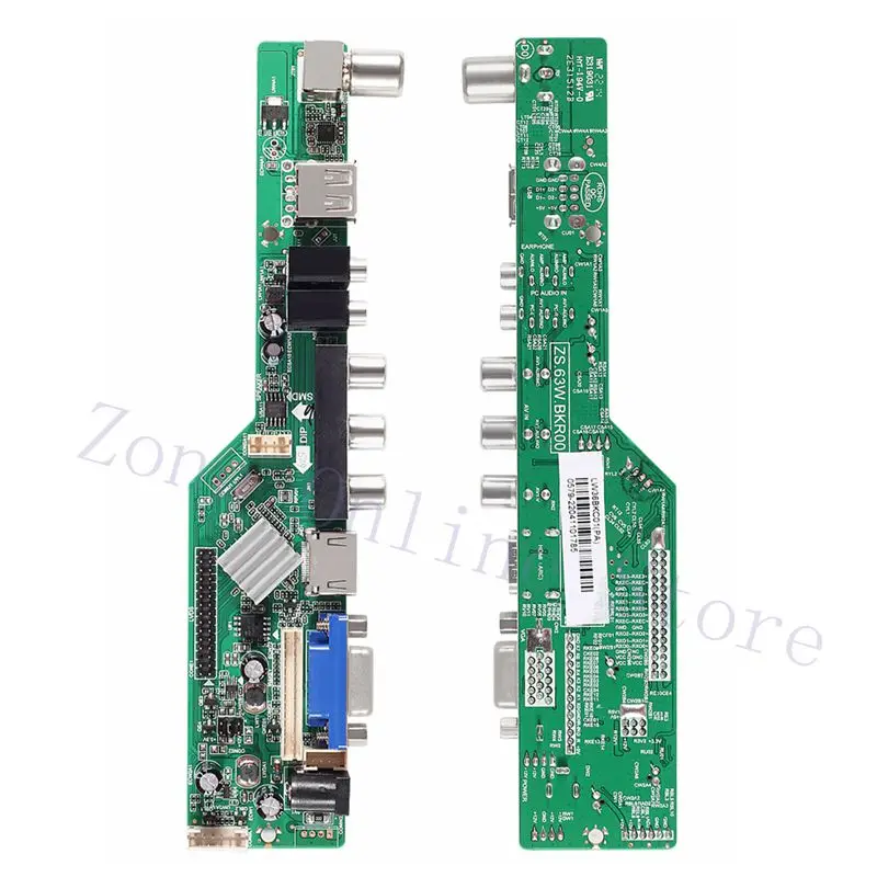 Новинка 3663 DS.D3663LUA.A81 универсальная плата драйвера контроллера ЖК-телевизора цифровой сигнал Φ DVB-T русский USB Play черный V53