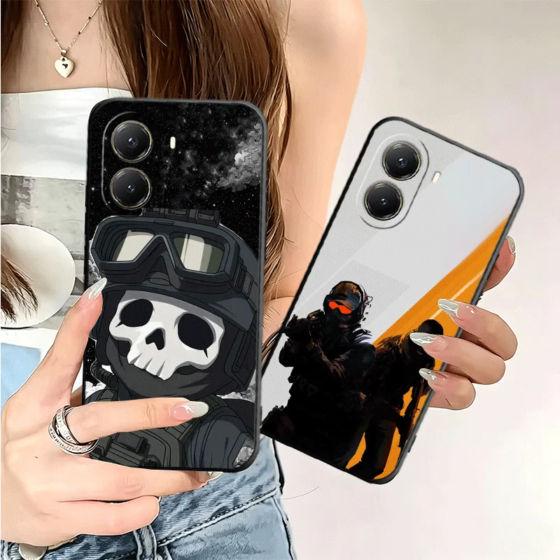 Фото Мягкий силиконовый чехол для телефона Xiaomi Poco M8 F8 X8 Pro Max Counter Strike CS GO Shell X7 F7 M7 X6 X5 Redmi 15C 15A X4 X3 M6 M5S №2