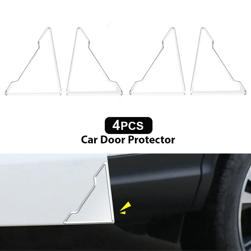 

Car Door Corner Anti-collision Stickers Transparent Silicone Protector Anti-Scratch Sticker Universal Door Protection Cover