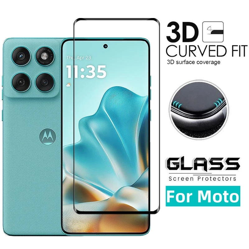 Полное стекло для Motorola Edge 60 Fusion Защитная пленка экрана Moto Закаленное телефона