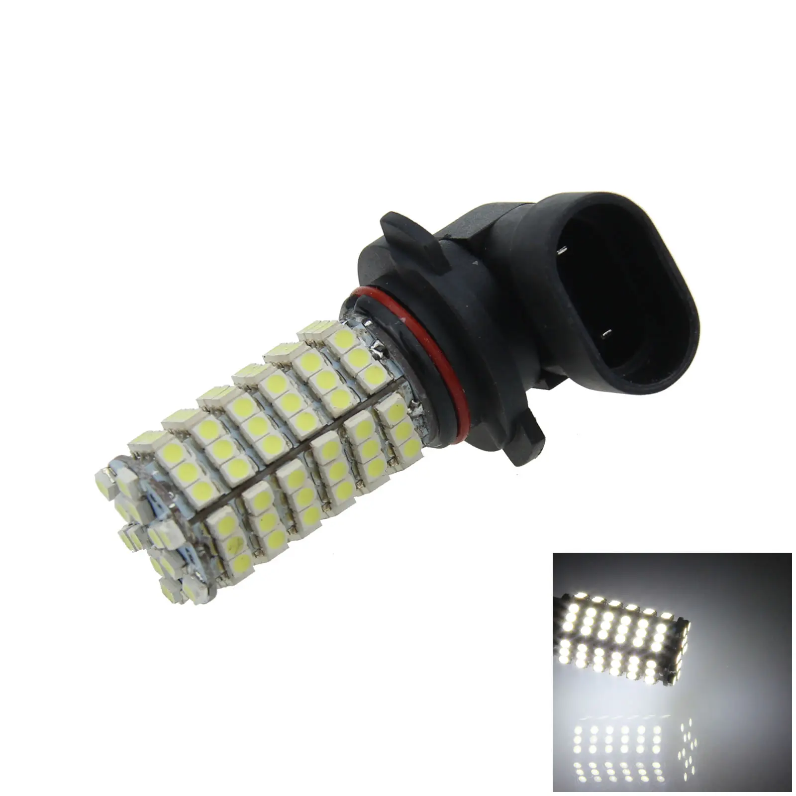 

1X белая Автомобильная сигнальная лампа поворота 9006, излучатели 120 SMD, светодиодная лампа HB4 H306-W