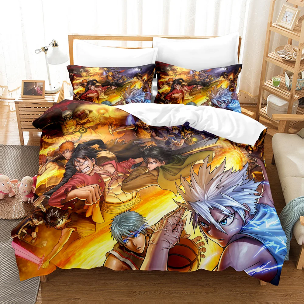 

New Hunter X Hunter Bedding Set Single Twin Full Queen King Size Hunter X Hunter Bed Set Aldult Kid Bedroom Duvetcover Sets 033