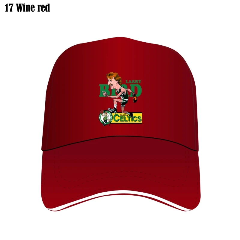 

Men Mesh Bill Hats Larry Bird Retro Basketball Cartoon Custom Hat Custom Hat Women Bill Hats